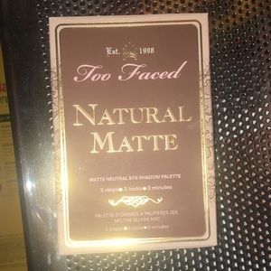 Too faced natural matte palette